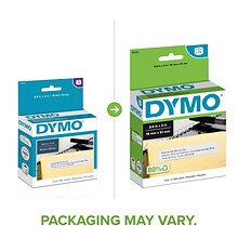 DYMO LabelWriter 30330 Return Address Labels, 2 x 3/4, Black on White, 500 Labels/Roll (30330)
