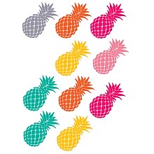 Teacher Created Resources Tropical Punch Pineapples Accents, 30 Per Pack, 3 Packs (TCR2156-3)