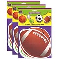 Teacher Created Resources Sports Balls Accents, 30 Per Pack, 3 Packs (TCR4086-3)