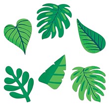 Carson Dellosa Education One World Tropical Leaves Cut-Outs, 36 Per Pack, 3 Packs (CD-120593-3)