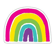 Carson Dellosa Education Kind Vibes Rainbow Cut-Outs, 36 Per Pack, 3 Packs (CD-120618-3)