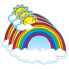 D.J. Inkers Rainbows Cut-Outs, 36 Per Pack, 3 Packs (DJ-620024-3)