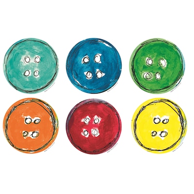 Edupress™ Pete the Cat Groovy Buttons Accents, 36 Per Pack, 3 Packs (EP-3236-3)