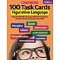 Scholastic 100 Task Cards: Figurative Language, Multi, Grade 4-6 (SC-860315)