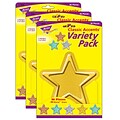 TREND I ? Metal™ Stars Classic Accents Variety Pack, 36 Per Pack, 3 Packs (T-10642-3)