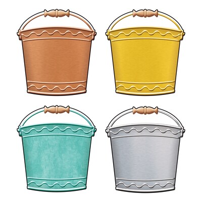 TREND I ? Metal Buckets Classic Accents Variety Pack, 36 Per Pack, 3 Packs (T-10674-3)