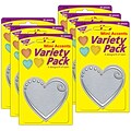 TREND I ? Metal™ Hearts Mini Accents Variety Pack, 36 Per Pack, 6 Packs (T-10736-6)