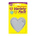 TREND I ? Metal™ Hearts Mini Accents Variety Pack, 36 Per Pack, 6 Packs (T-10736-6)