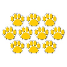 Teacher Created Resources Gold Paw Prints Accents, 30 Per Packs, 3 Packs (TCR4645-3)