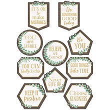 Teacher Created Resources Eucalyptus Positive Sayings Accents, 30 Per Pack, 3 Packs (TCR8464-3)