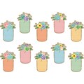 Teacher Created Resources Rustic Bloom Mason Jars Accents, 30 Per Pack, 3 Packs (TCR8551-3)