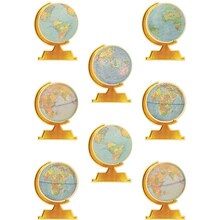 Teacher Created Resources Travel The Map Globes Accents, 30 Per Pack, 3 Packs (TCR8641-3)