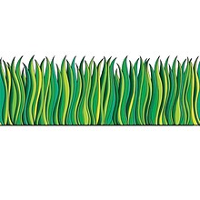 Scholastic Teacher Resources Jumbo Border, 8.5 x 12, Green Tall Grass, 3 Packs (TF-3302-3)