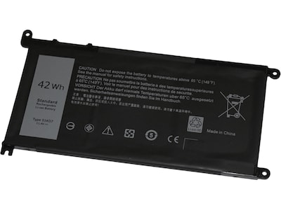 V7 Li-Poly Replacement Battery for Dell Chromebook Laptops, 3684mAh  (51KD7-V7)
