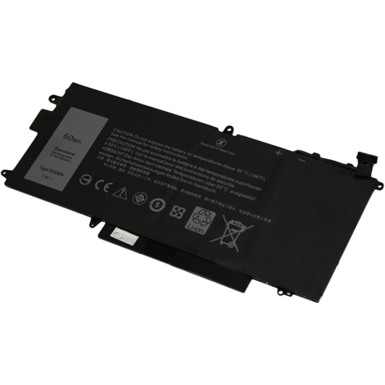 V7 Li-Poly Replacement Battery for Dell 7894 mAh  (K5XWW-V7)