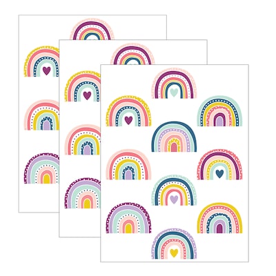 Teacher Created Resources Oh Happy Day Rainbow Accents, 30 Per Pack, 3 Packs (TCR9039-3)