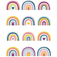 Teacher Created Resources Oh Happy Day Rainbows Mini Accents, 36 Per Pack, 6 Packs (TCR9040-6)