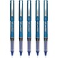 Pilot Precise V5 Rollerball Pens, Extra Fine Point, Blue Ink, 5/Pack (26011)