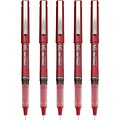 Pilot Precise V5 Rollerball Pens, Extra Fine Point, Red Ink, 5/Pack (26012)