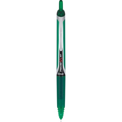 Pilot Precise V5 Retractable Rollerball Pen, Extra Fine Point, Green Ink (26065)