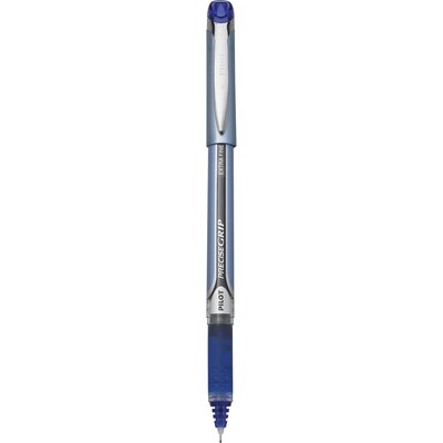 Pilot Precise Grip Rollerball Pens, Extra Fine Point, Blue Ink, Dozen (28802)