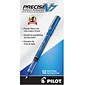 Pilot Precise V7 Rollerball Pens, Fine Point, Blue Ink, Dozen (35349)