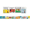 Eureka Peanuts Comic Blocks Extra Wide Die Cut Deco Trim®, 37 Feet Per Pack, 3 Packs (EU-845072-3)