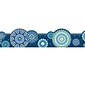Eureka Blue Harmony Mandala Extra Wide Deco Trim, 37 Feet Per Pack, 6 Packs (EU-845624-6)