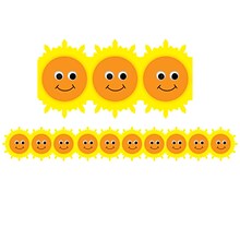 Hygloss Happy Suns Die Cut Border, 36 Feet Per Pack, 6 Packs (HYG33639-6)