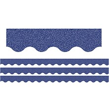 Teacher Created Resources Scalloped Border, 2.19 x 105, Dark Blue (TCR77030-3)