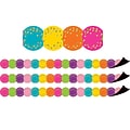 Teacher Created Resources® Confetti Circles Die-Cut Magnetic Border, 24 Feet Per Pack, 3 Packs (TCR7