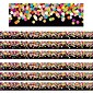 Teacher Created Resources Straight Border, 2.75" x 210', Colorful Confetti on Black (TCR8797-6)