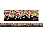 Teacher Created Resources Straight Border, 2.75" x 210', Colorful Confetti on Black (TCR8797-6)