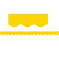 Teacher Created Resources Yellow Gold Scalloped Border Trim, 35 Feet Per Pack, 6 Packs (TCR4599-6)