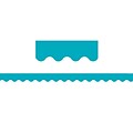 Teacher Created Resources Teal (solid) Scalloped Border Trim, 35 Feet Per Pack, 6 Packs (TCR5450-6)