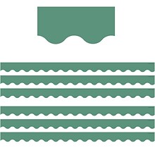 Teacher Created Resources Scalloped Border, 2.19 x 210, Eucalyptus Green (TCR8687-6)