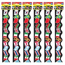 TREND World Flags Terrific Trimmers, 39 Feet Per Pack, 6 Packs (T-91352-6)