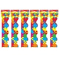 TREND Jigsaw Terrific Trimmers, 39 Feet Per Pack, 6 Packs (T-92144-6)
