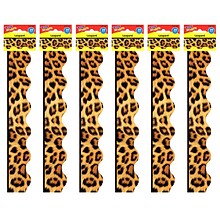 TREND Leopard Terrific Trimmers, 39 Feet Per Pack, 6 Packs (T-92163-6)