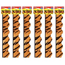 TREND Tiger Terrific Trimmers, 39 Feet Per Pack, 6 Packs (T-92310-6)