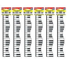 TREND Musical Keyboard Terrific Trimmers, 39 Feet Per Pack, 6 Packs (T-92348-6)