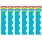 TREND Sky Blue Terrific Trimmers, 39 Feet Per Pack, 6 Packs (T-92378-6)