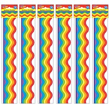 TREND Rainbow Promise Terrific Trimmers, 39 Feet Per Pack, 6 Packs (T-92703-6)