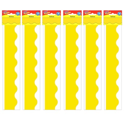 TREND Yellow Terrific Trimmers, 39 Feet Per Pack, 6 Packs (T-9876-6)