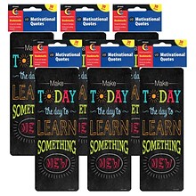 Creative Teaching Press Chalk It Up! Motivational Quotes Bookmarks, 30 Per Pack, 6 Packs (CTP0445-6)