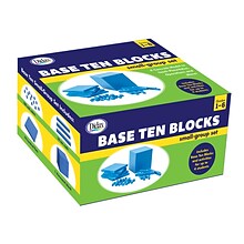 Didax Base Ten Blocks, Small Group Set, 161 Pieces (DD-211738)