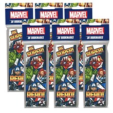 Eureka Marvel Bookmarks, 36 Per Pack, 6 Packs (EU-834021-6)