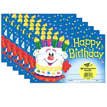 TREND Happy Birthday Cake Recognition Awards, 30 Per Pack, 6 Packs (T-81017-6)