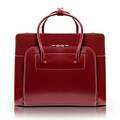 McKlein W Series Laptop Case, Red Leather (94336)
