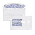 TOPS Gum Double Window Envelope for Laser W-2 Forms, 5 5/8 x 9, White, 100/Pack (7985E100)
